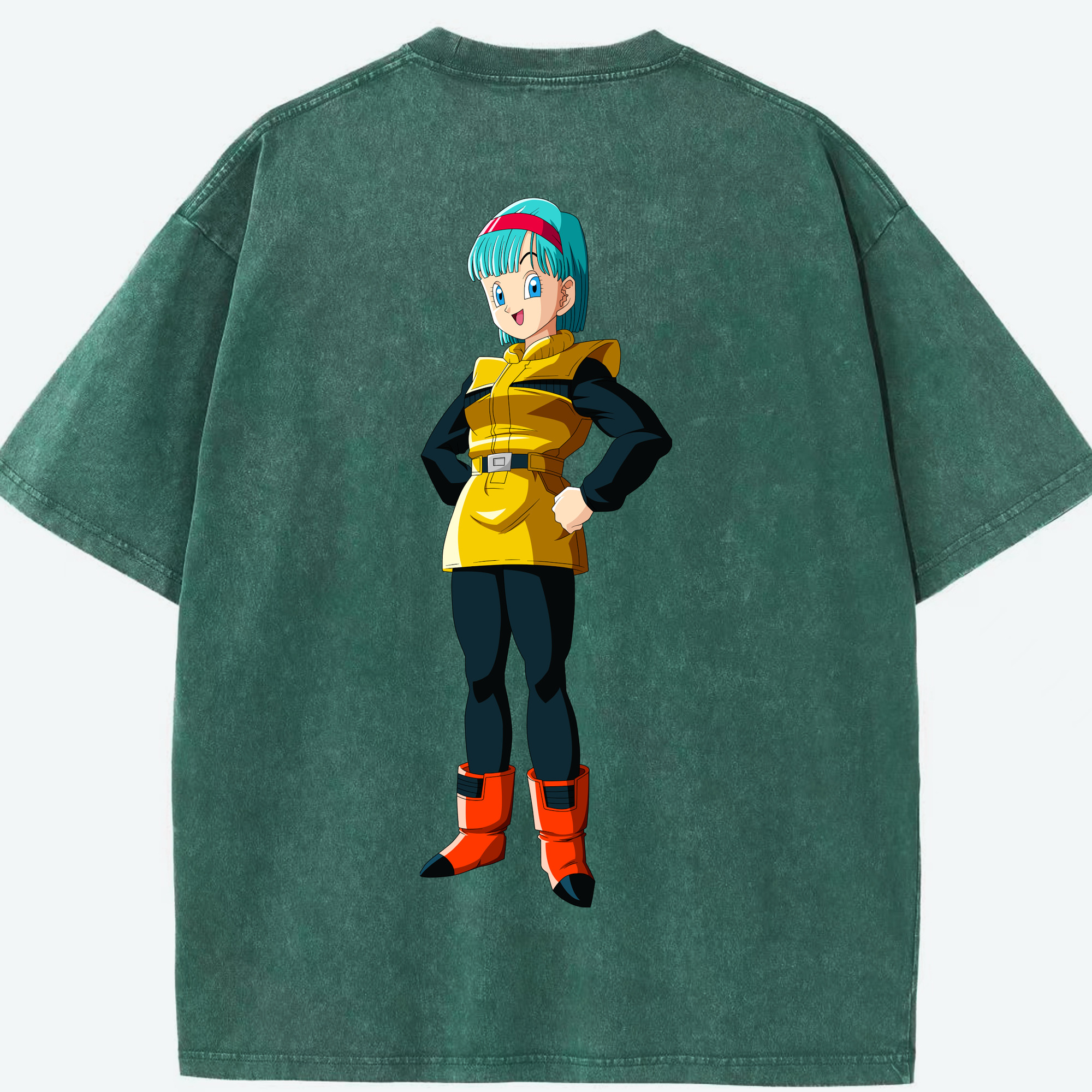（画像用） ドラゴンボール DRAGON BALL 綿100% ヴィンテージ風 半袖Tシャツ（背面プリント）